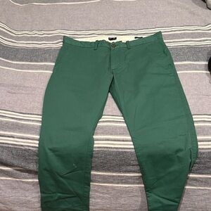 J. Crew Men's Forest Green Chinos